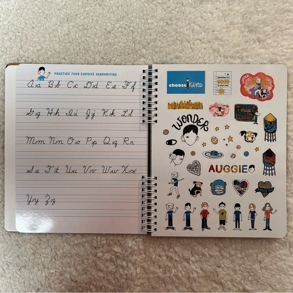 ☀️2/$14 Wonder School Planner A Week-at-a-Glance Kids' Planner w/Stickers Diary